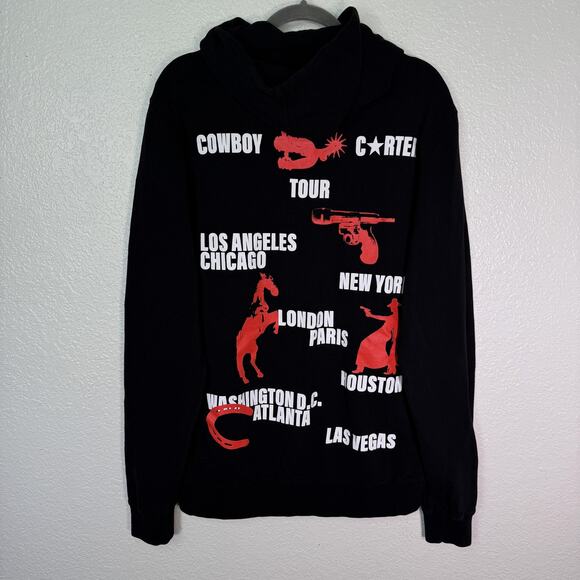 Beyonce Cowboy Carter Tour Jacket Medium Black Zip Up CCT 2025 Concert Merch M - Picture 2 of 11